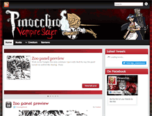 Tablet Screenshot of pinocchiovampireslayer.com